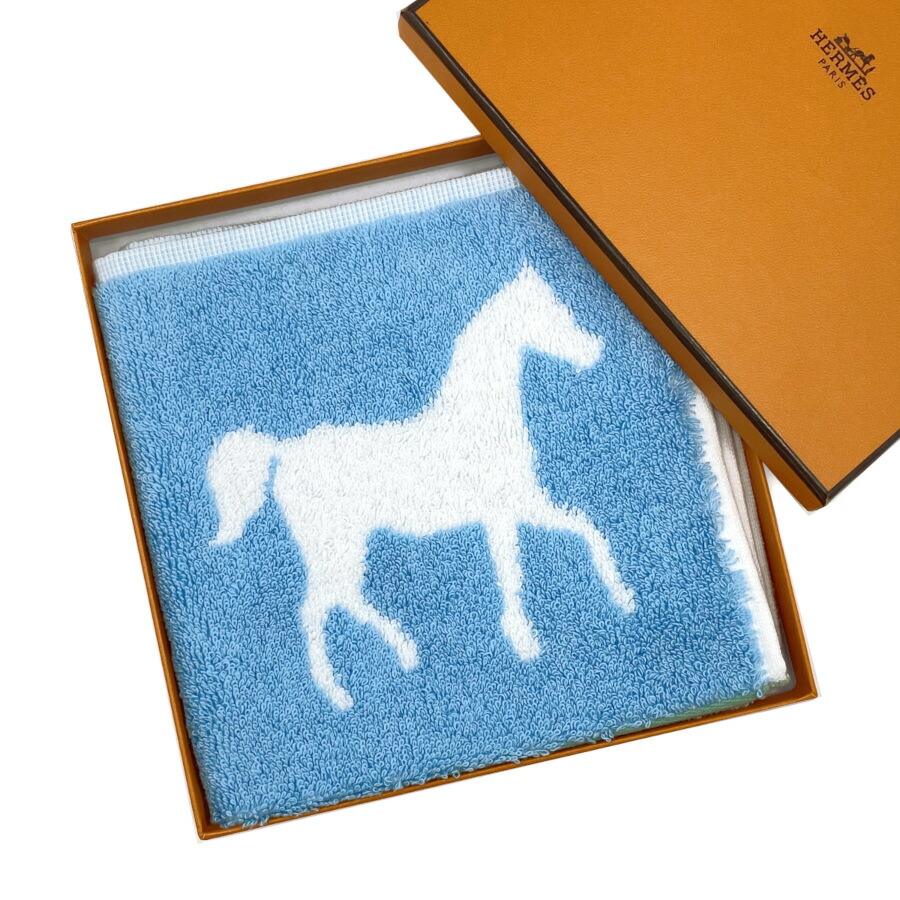 楽天市場】【新品】エルメス HERMES ハンドタオル カレタオル カヴァル