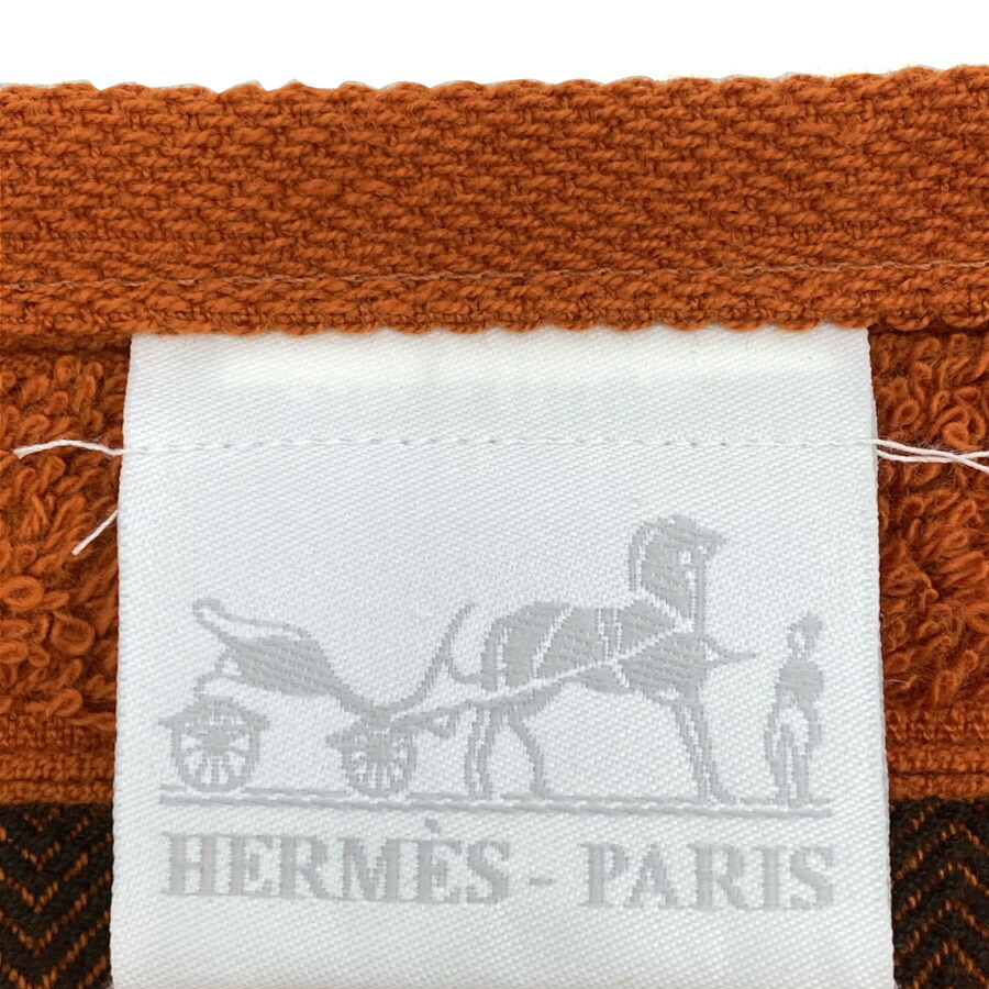 楽天市場】エルメス HERMES ハンドタオル カレタオル シェブロン