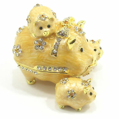 楽天市場】豚 置物 ぶた ブタ 開運 豚の置物 かわいい 3匹の子ブタ