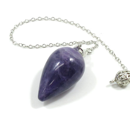 楽天市場】ペンデュラム ダウジング 天然石 アメジスト ドロップ
