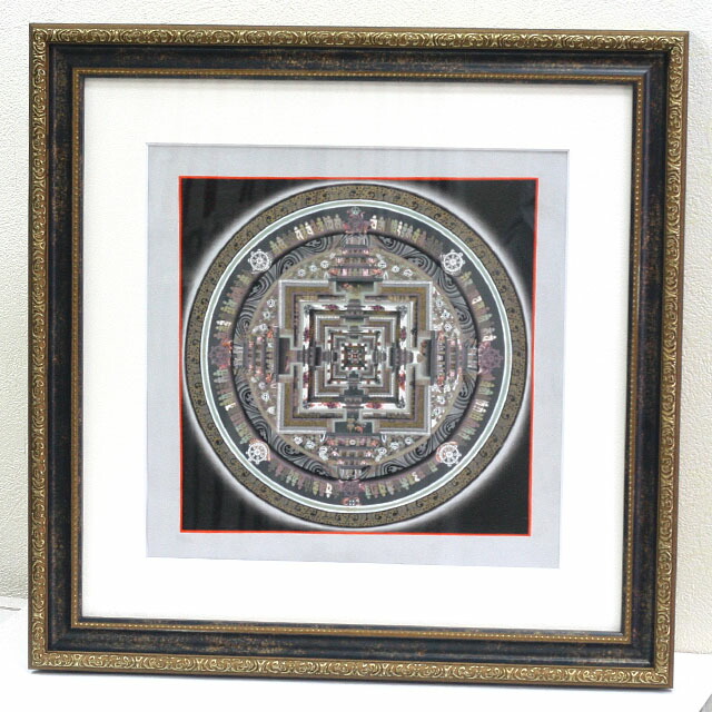 チベット 曼荼羅 マンダラ 仏画 密教(3) タンカ 掛軸 観音 菩薩 如来