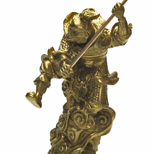 ♥値下げ！孫悟空ブロンズ像10．2kg銅像西遊記仏像骨董古玩