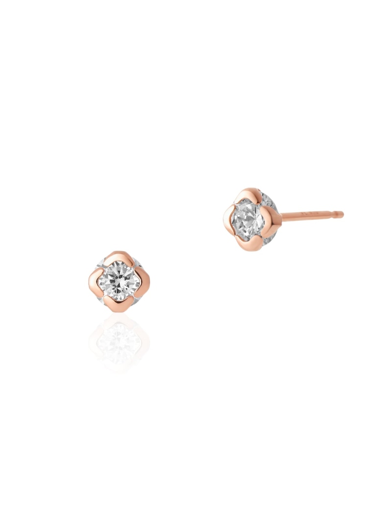 楽天市場】K10ピンクゴールド ピアス 4℃ ヨンドシー アクセサリー