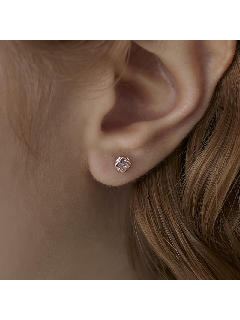楽天市場】K10ピンクゴールド ピアス 4℃ ヨンドシー アクセサリー