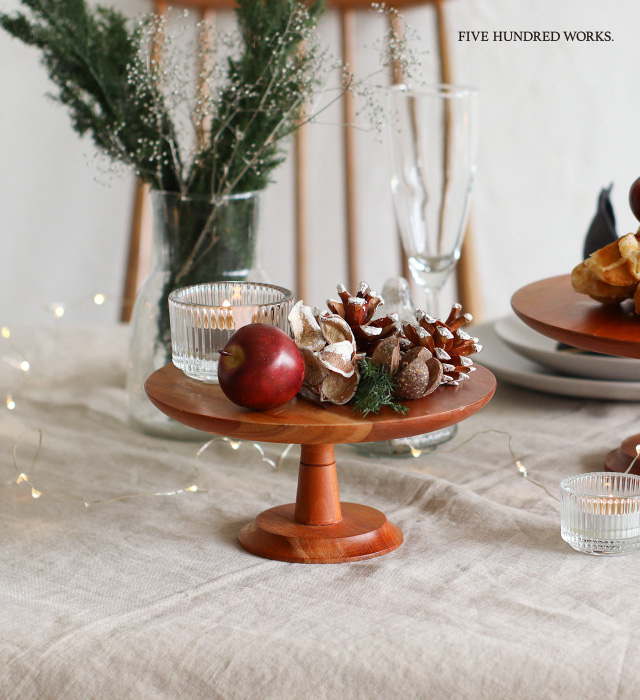 楽天市場】【公式】ナインマーケ マホガニー ケーキスタンド Sサイズ