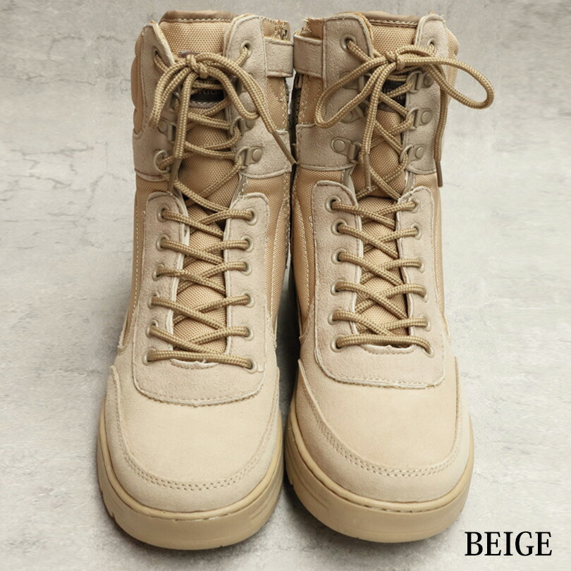 楽天市場】サイドZIPブーツ メンズ ブーツ サンド 軍物【送料無料