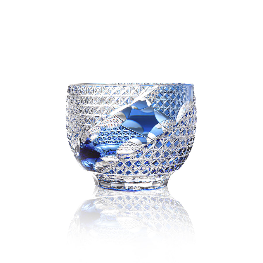 送料無料 伝統工芸士篠崎清一作 江戸切子グラス2点 篠崎硝子 送料