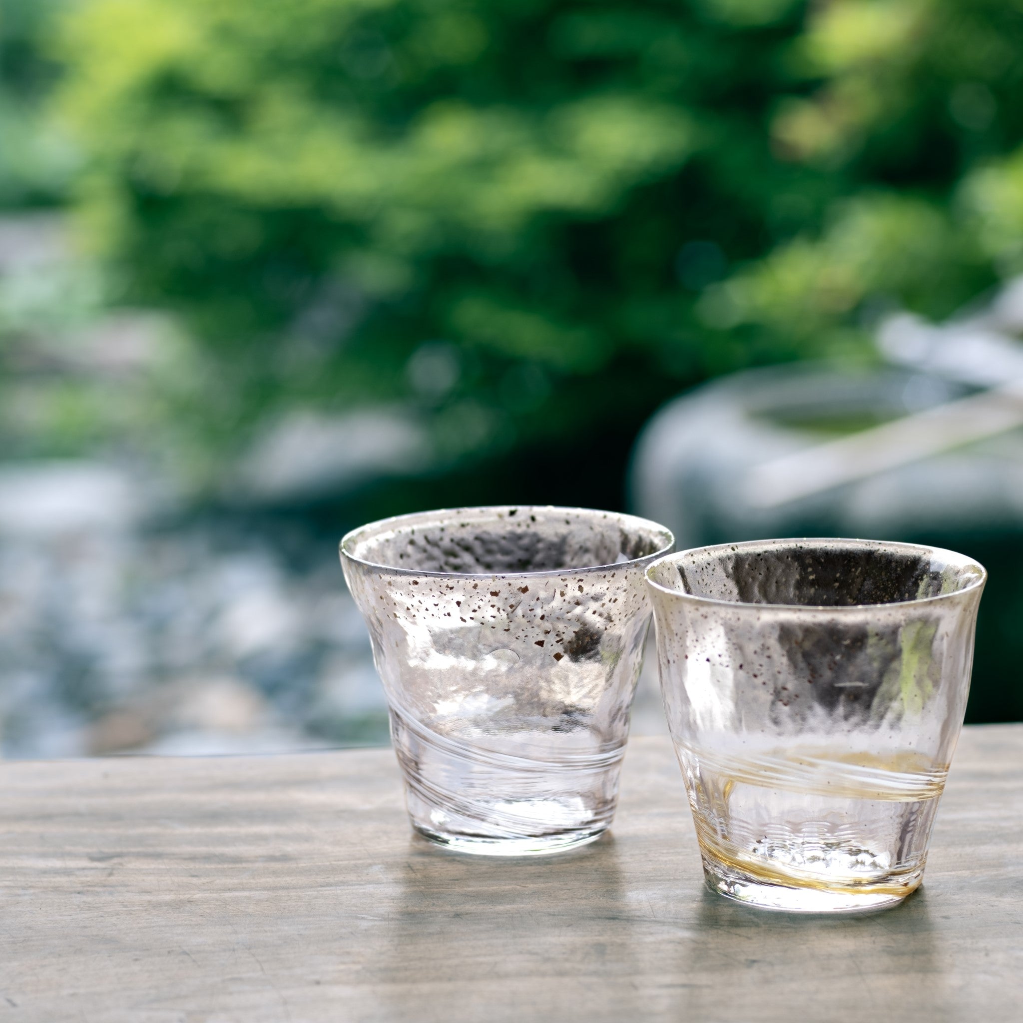 津軽びいどろ 氷華 金彩ロックグラス 麦 | お誕生日プレゼントや父の日