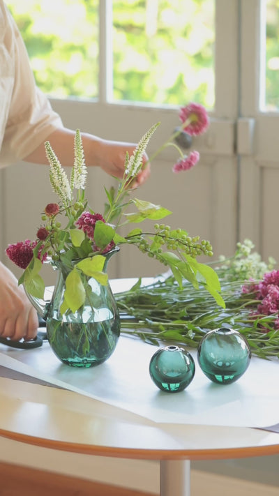 津軽びいどろ DOUBLE F UKIDAMA EDITION 台付きグラス | リサイクルで