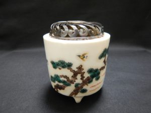 九谷 色絵 香炉(K-LC861) 九谷 色絵 香炉(K-LC861) 九谷 色絵 香炉(K