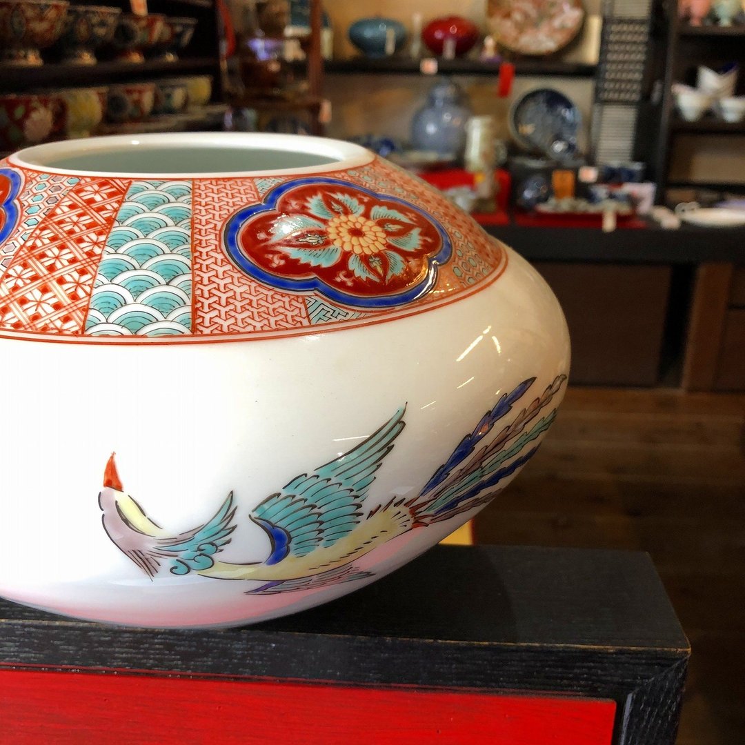 十三代酒井田柿右衛門 錦花鳥紋 陶板額 十三代