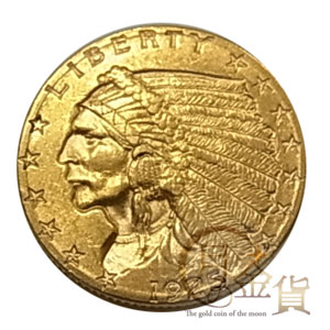 インディアン金貨2.5ドル金貨｜コイン買取専門 月の金貨