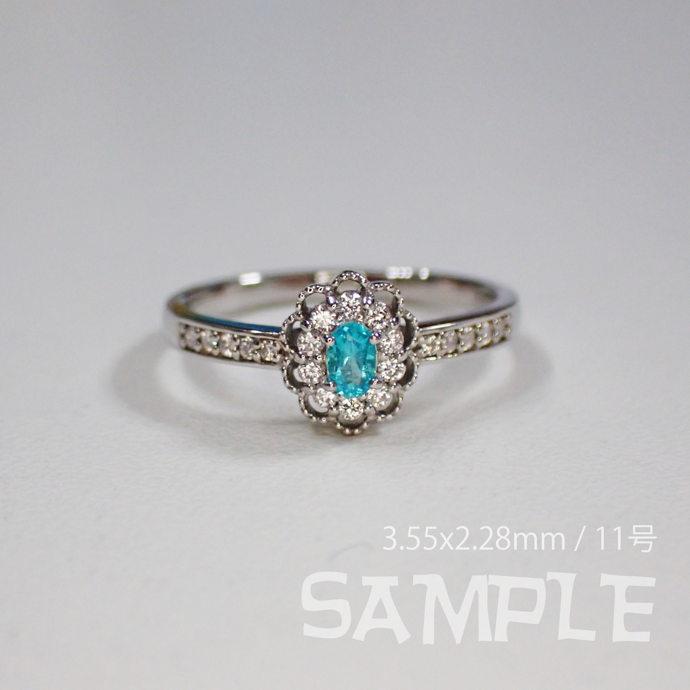 3石セミオーダーリング セミオーダー 3石選べる 誕生石 10金 リング