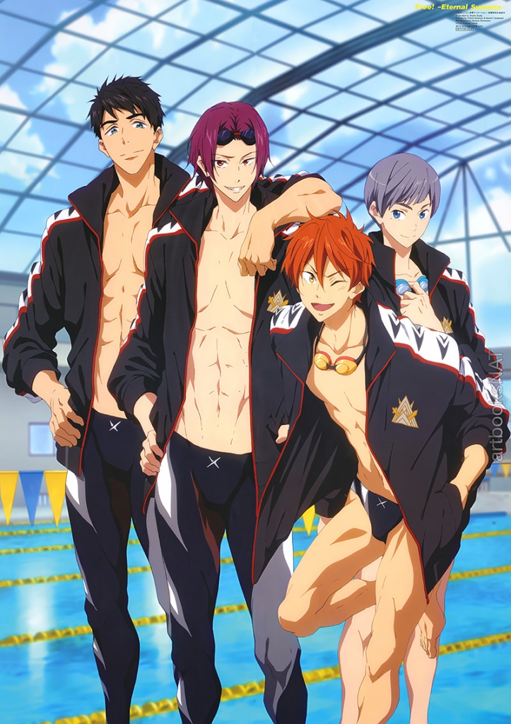FREE!【松岡凛,似鳥愛一郎,御子柴桃太郎,山崎宗介】 壁紙 | tsundora.com