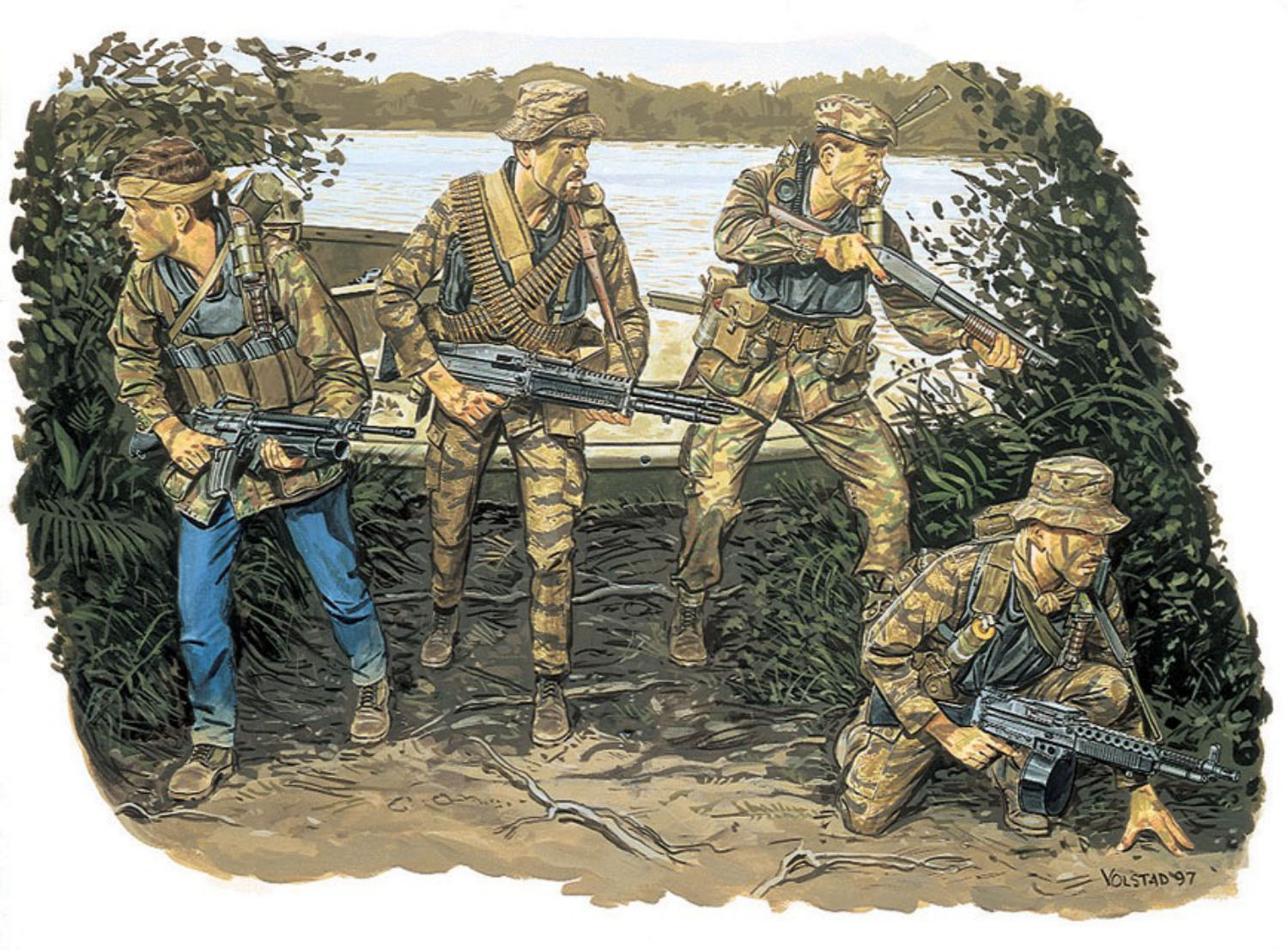 実物生地 ベトナム戦以降 SEALs ベスト 特殊部隊 米軍 補修あり 実物