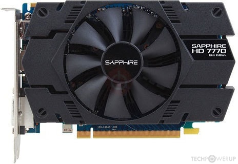 Sapphire HD 7770 GHz Edition Specs | TechPowerUp GPU Database