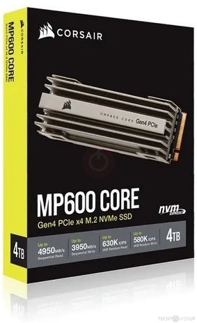 Corsair MP600 CORE 4 TB Specs | TechPowerUp SSD Database