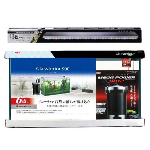 送料無料】 GEX グラステリア600 6点セット＋LEDライト