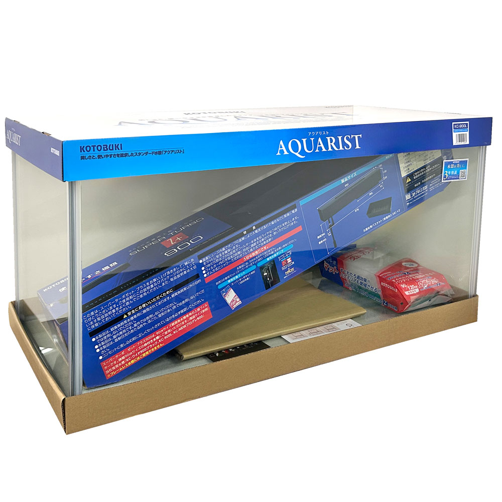 引き取り限定】ガラス水槽90×30×36とSV9000外部フィルターのセット