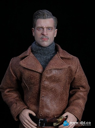 1/6 French Resistance Pierre & Bike WWII ブラッド・ピット似ヘッド