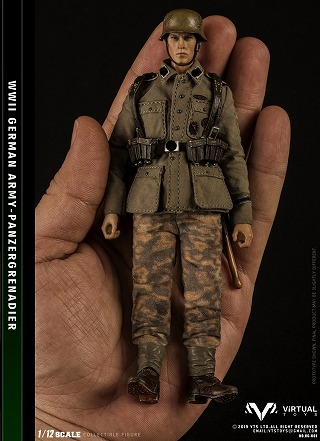 VTS 1/12 WWII ドイツ軍 装甲擲弾兵師団 上等兵 アクションフィギュア