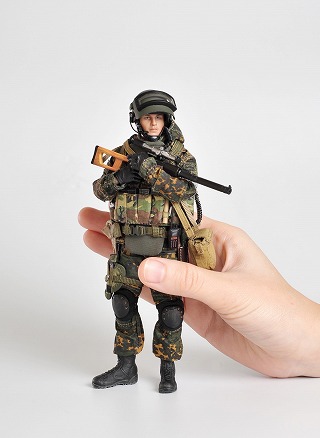 Crazy Figure 1/12 ロシア軍 アルファ部隊 スナイパー in ベスラン