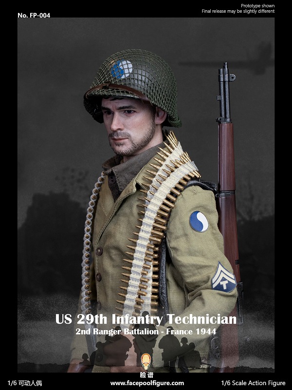 Facepoolfigure 1/6 FP004 WWII アメリカ陸軍第2レンジャー大隊 第29