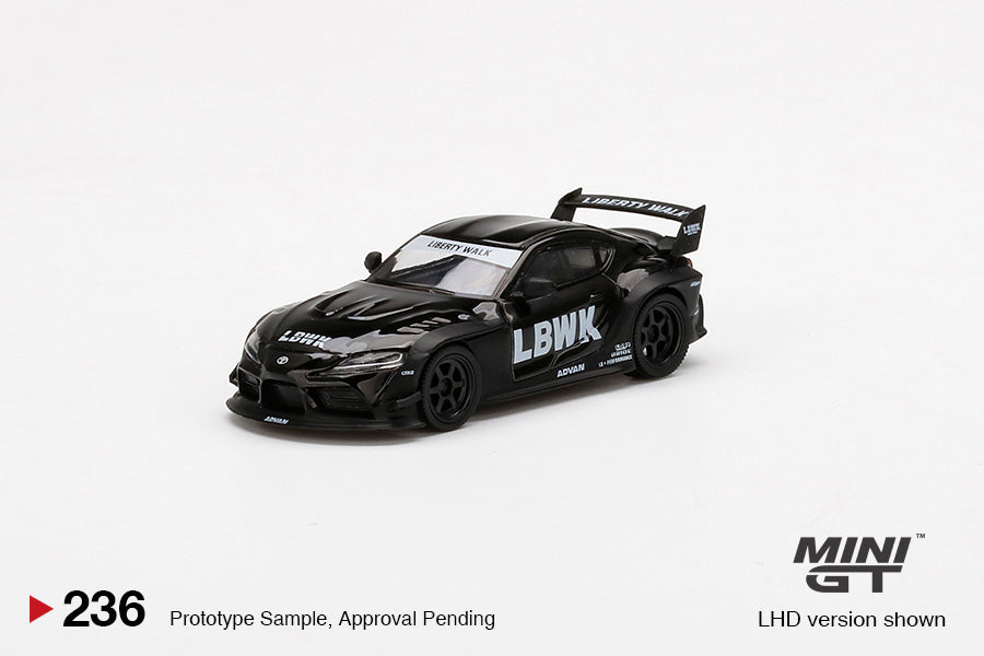 Mini GT LB☆WORKS Toyota GR Supra Black MGT00236 1/64 Die Cast