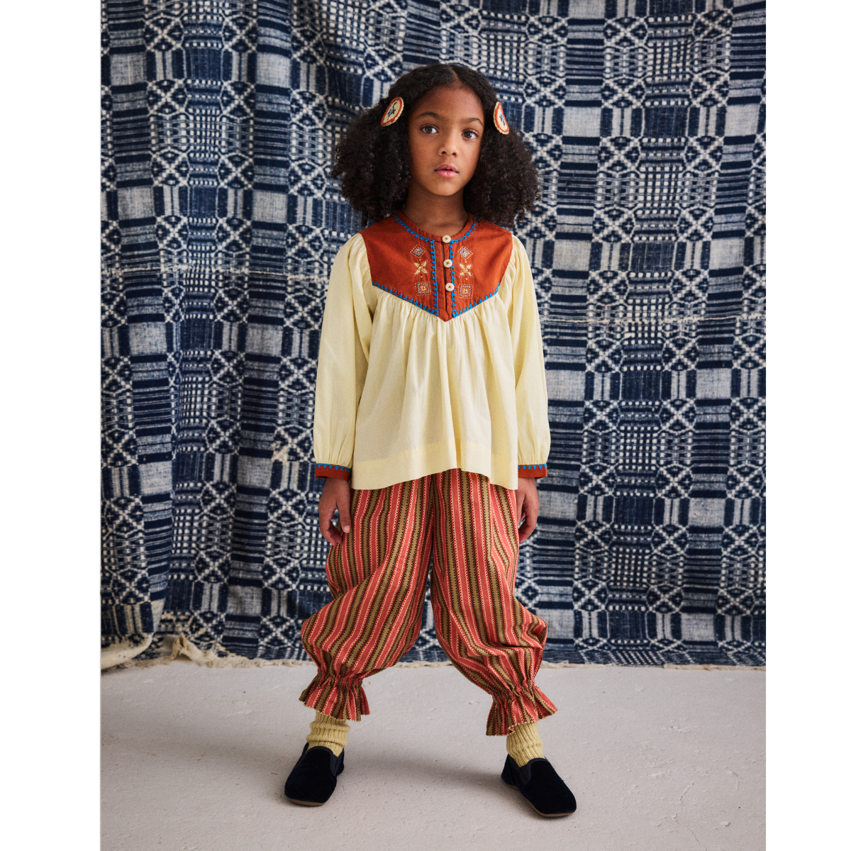 Misha & Puff パッチワークロングパンツ 6y Misha & Puff - Misha