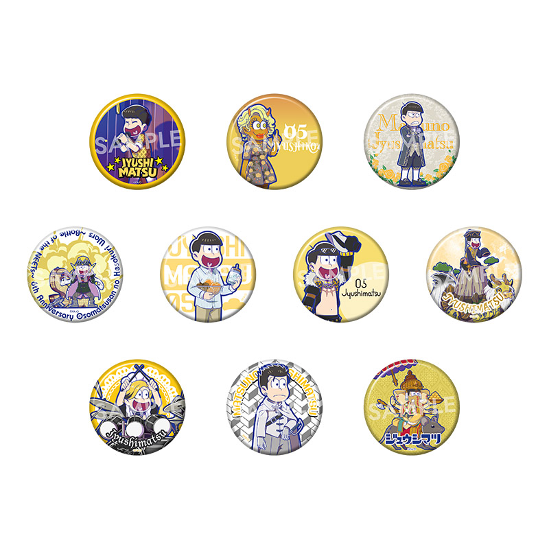 へそウォ 缶バッジ ギリシャ神話 おそ松さん へそウォ 缶バッジ