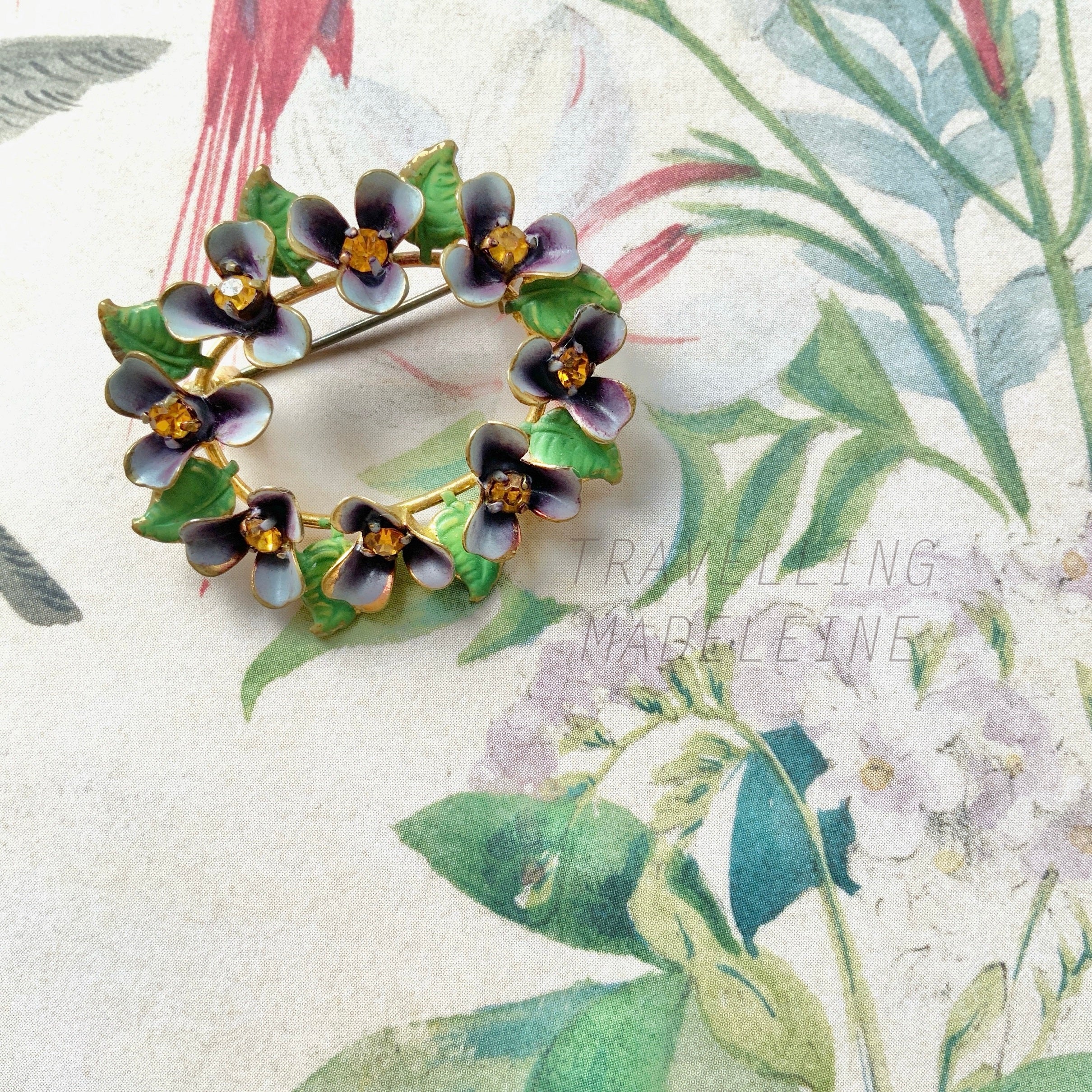 極美品 91 Brooch 925 Vintage ヴィンテージブローチ925