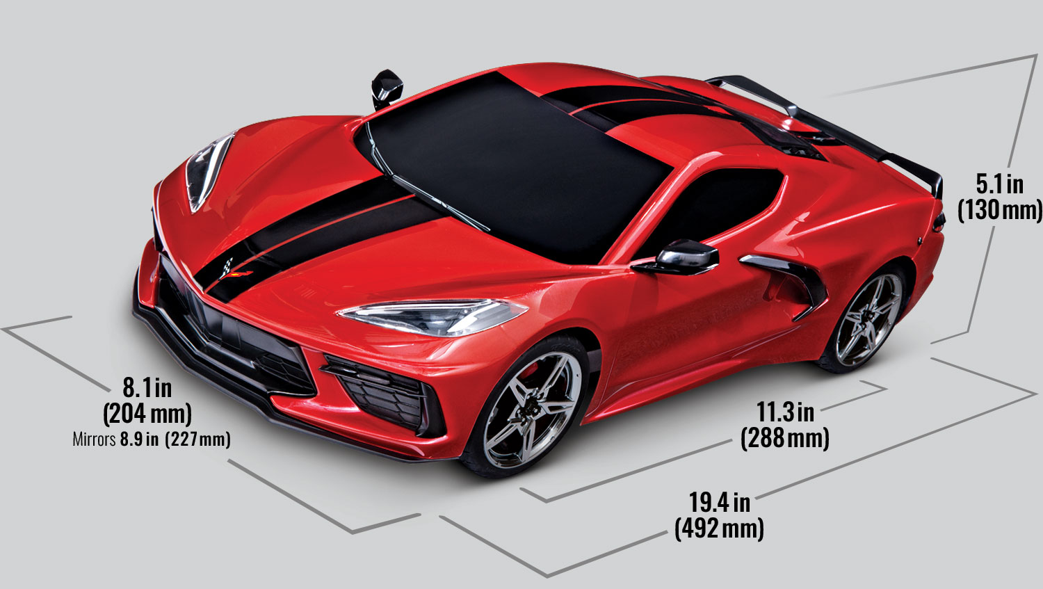 トラクサス コルベット スティングレイ C8 RTR Traxxas Corvette C8