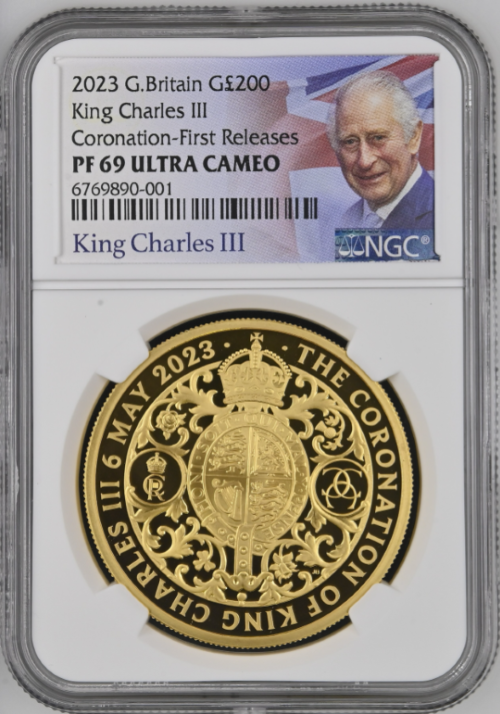 動画あり】グレートブリテン 2023年 チャールズ3世 戴冠式記念コイン 2