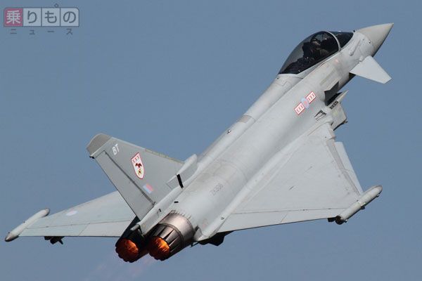 英空軍 戦闘機 ユーロファイター タイフーン フラップ 翼面 タグ オブジェ