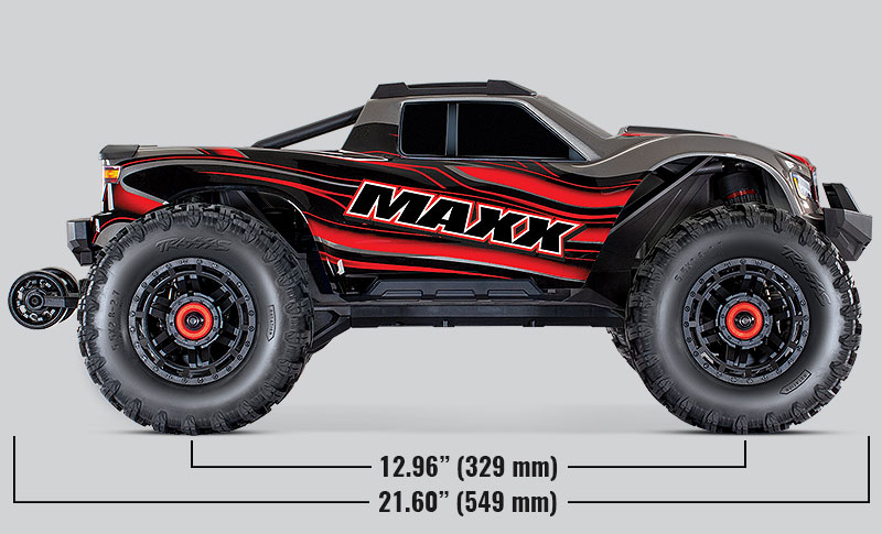trajam / Traxxas Maxx モンスタートラック 4WD RTR レッドX