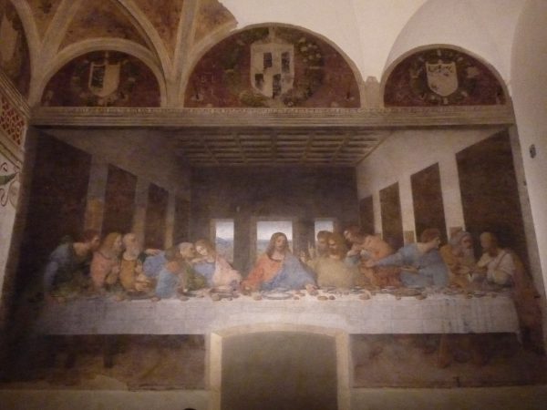 レオナルドダヴィンチ 最後の晩餐 石置物