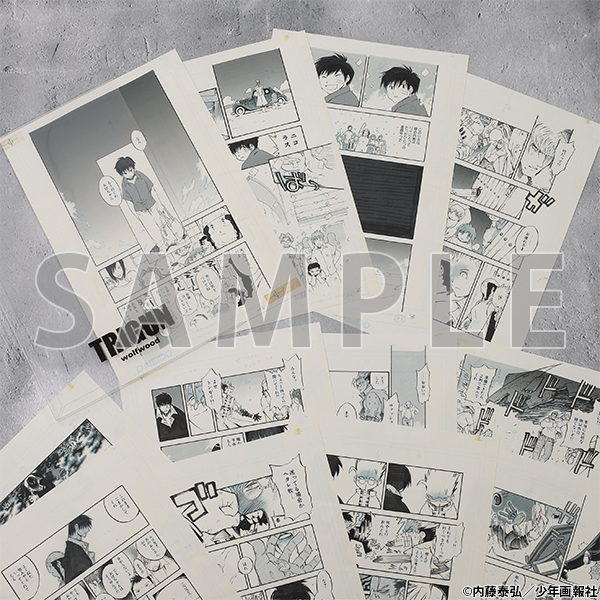 トライガン 複製原画 セット TRIGUN ウルフウッド wolfwood 複製原画