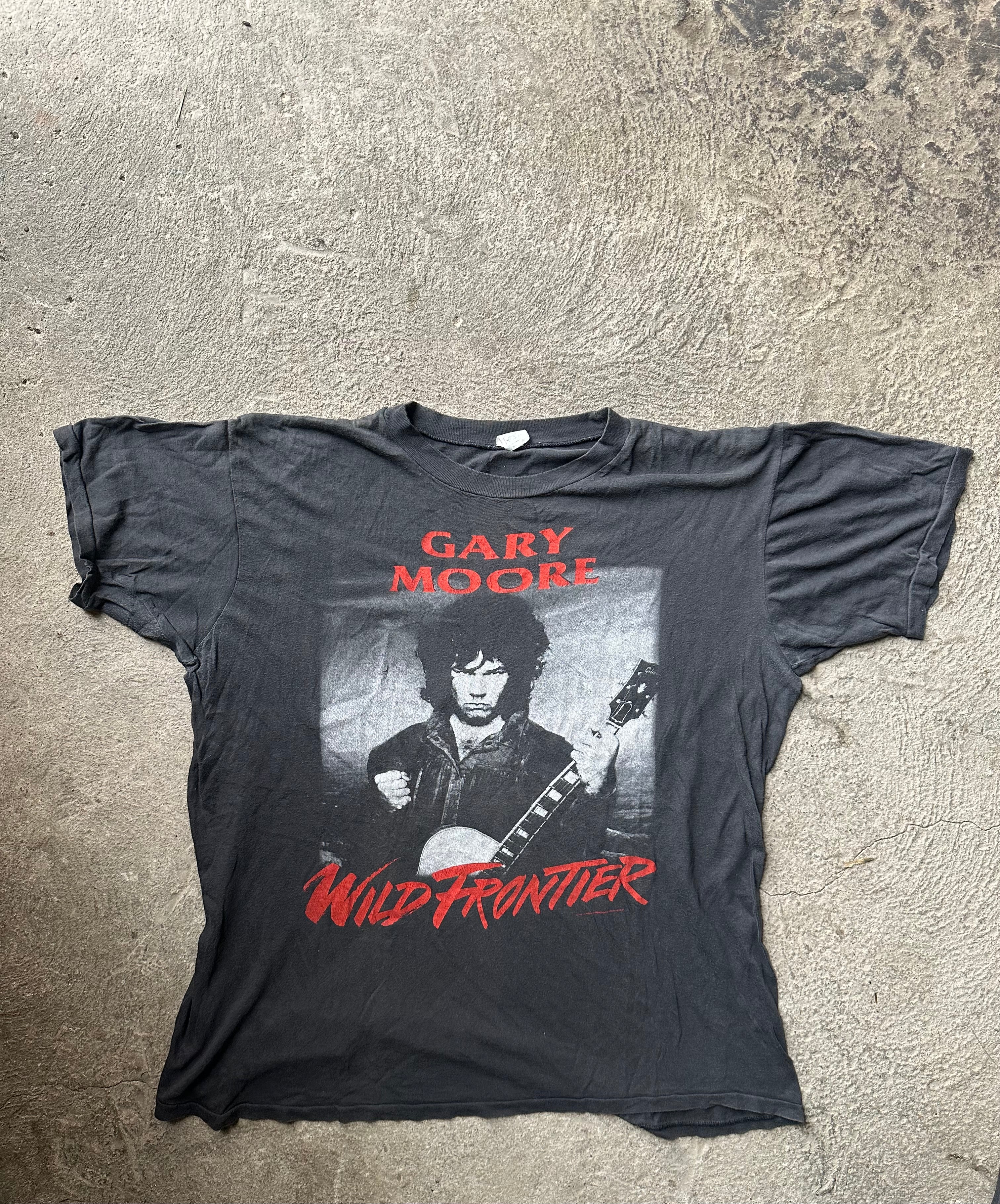 ミュージシャン GARY MOORE after the war tour Tshirt L