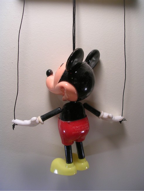 ミッキー操り人形 レトロ マリオネット 希少 ディズニー ヴィンテージ