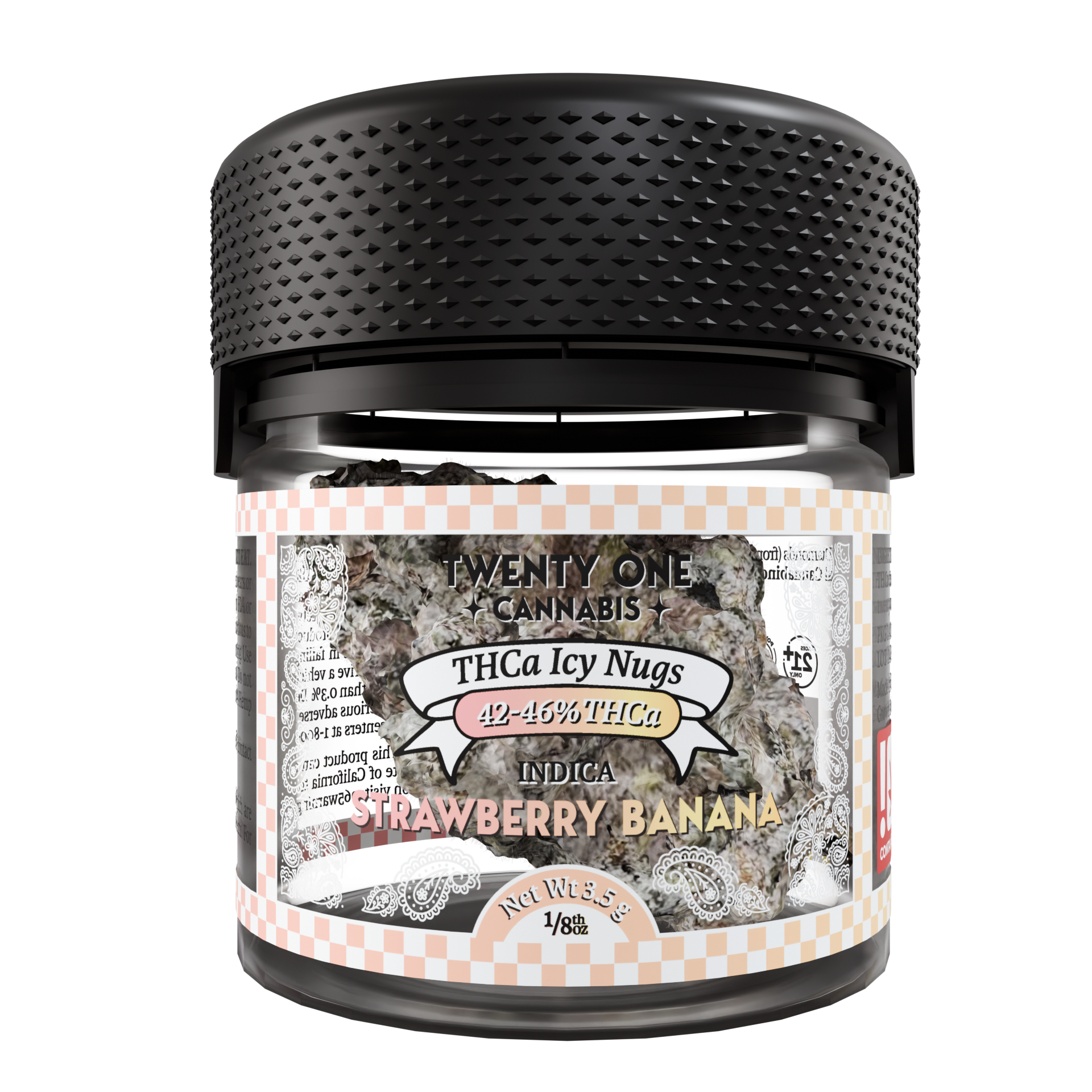 Buy THCa Flower - Icy Nugs 3.5g - Strawberry Banana (Indica