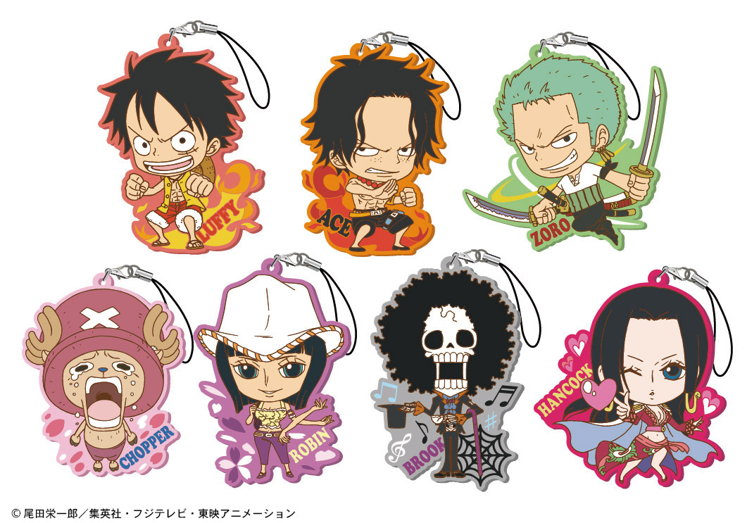 ジャンプショップ限定】ONE PIECE とじコレ ラバーストラップvol.1