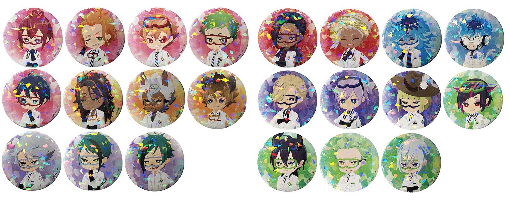 ツイステ デュース スペード 缶バッジ 実験服 セブン缶 まとめ売り 缶