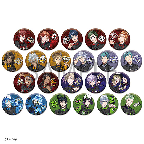 ツイステ ルーク 缶バッジ プラチナジャケット プラチナ バースデー