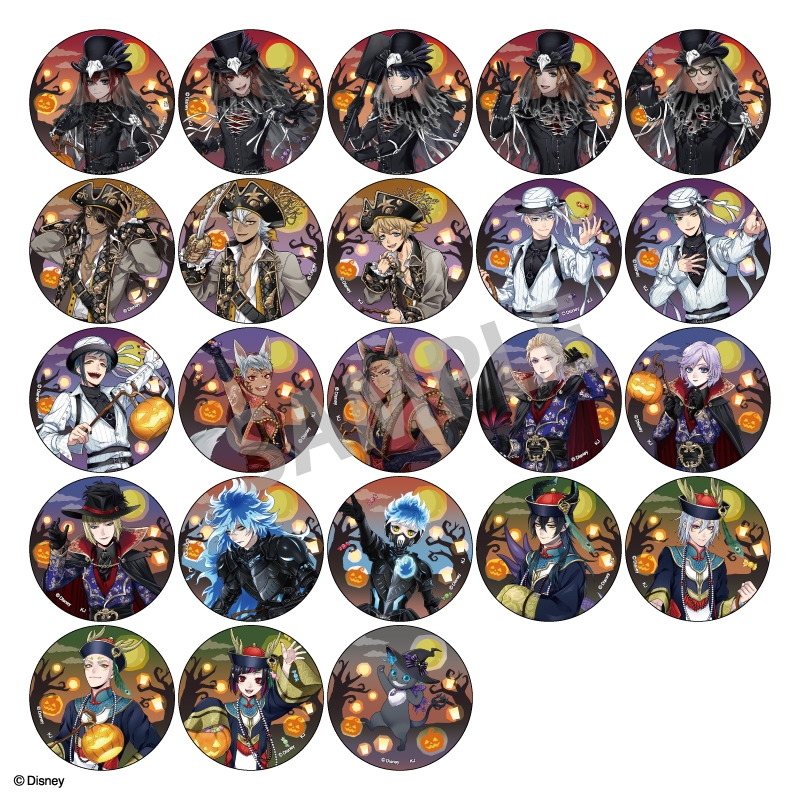 ランダムホログラム缶バッジ スケアリードレスver. | ツイステグッズ