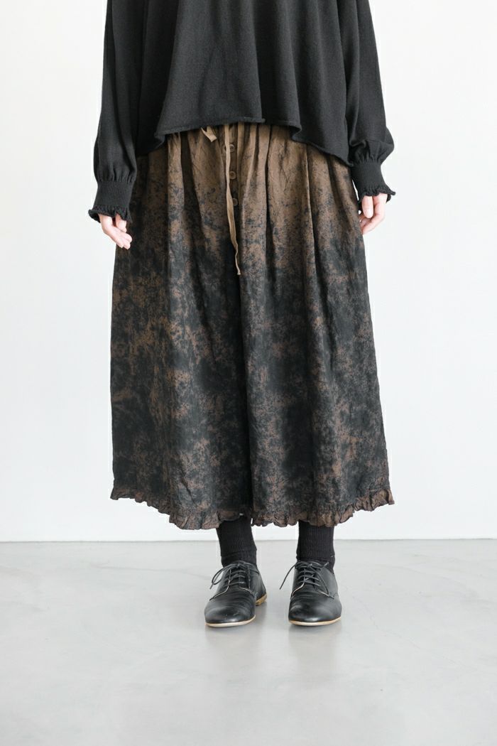 GASA* ガサ 想像と創造 ギャザーフリルパンツ（24AW) | T.T. GARRET