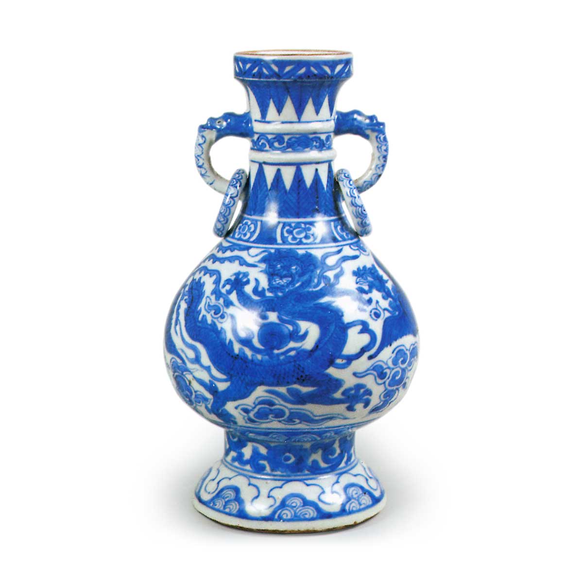 万暦染付写龍文立 | 鶴田 純久の章 お話