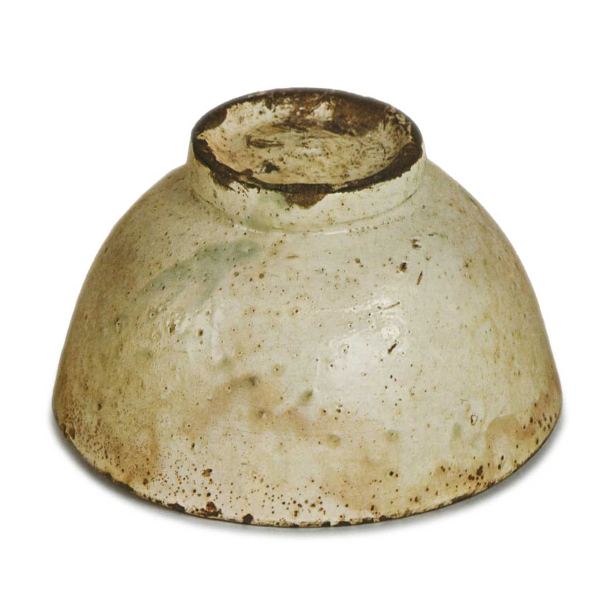 李朝 粉青釉茶碗 アンティーク 送料込み0528 李朝 粉青釉茶碗