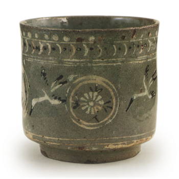 雲鶴筒茶碗 銘 疋田筒 一名 大文字屋筒 | 鶴田 純久の章 お話