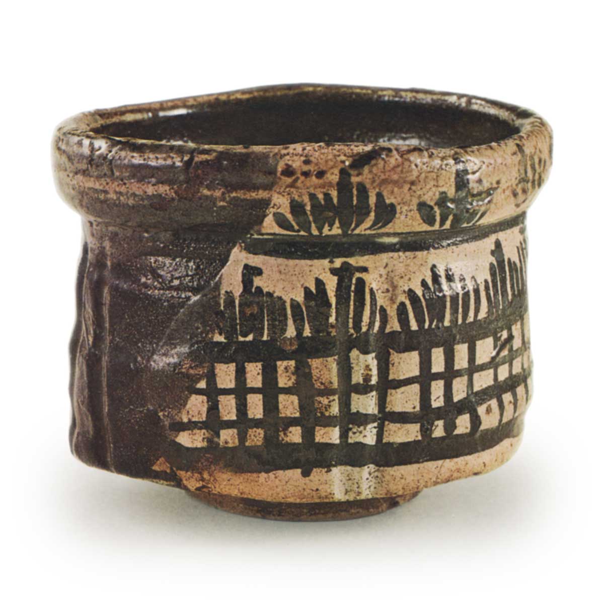 黒織部茶碗 銘 柾垣 | 鶴田 純久の章 お話