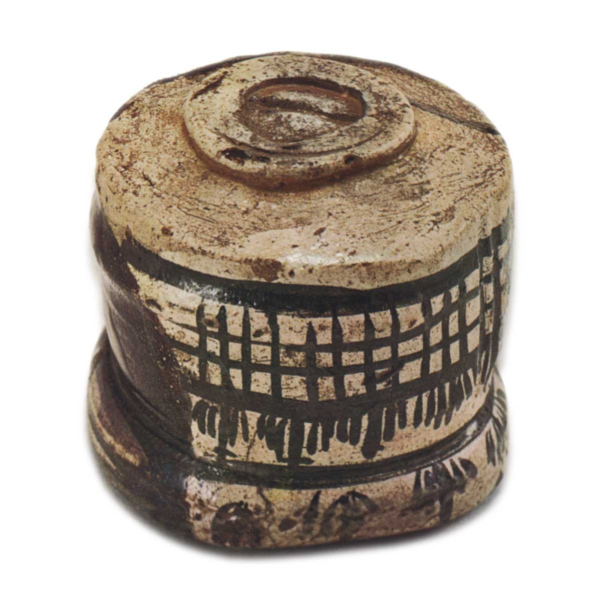 黒織部茶碗 銘 柾垣 | 鶴田 純久の章 お話